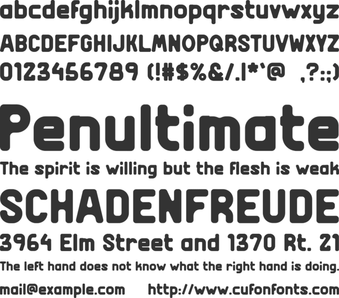 KAROWI font preview