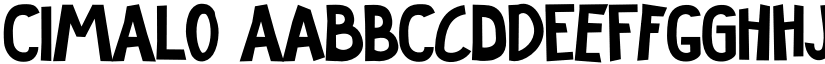 CIMALO font download