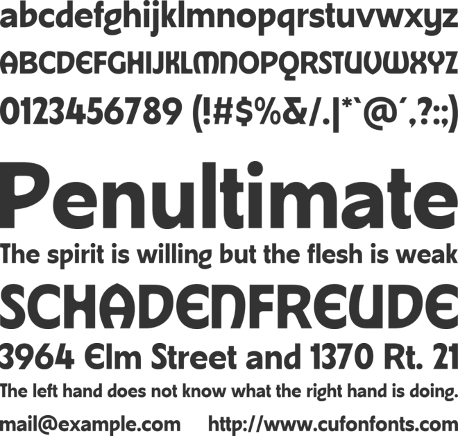 Fleur Porta font preview