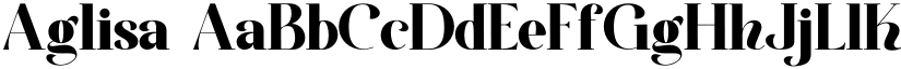 Aglisa font download