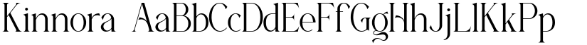 Kinnora font download