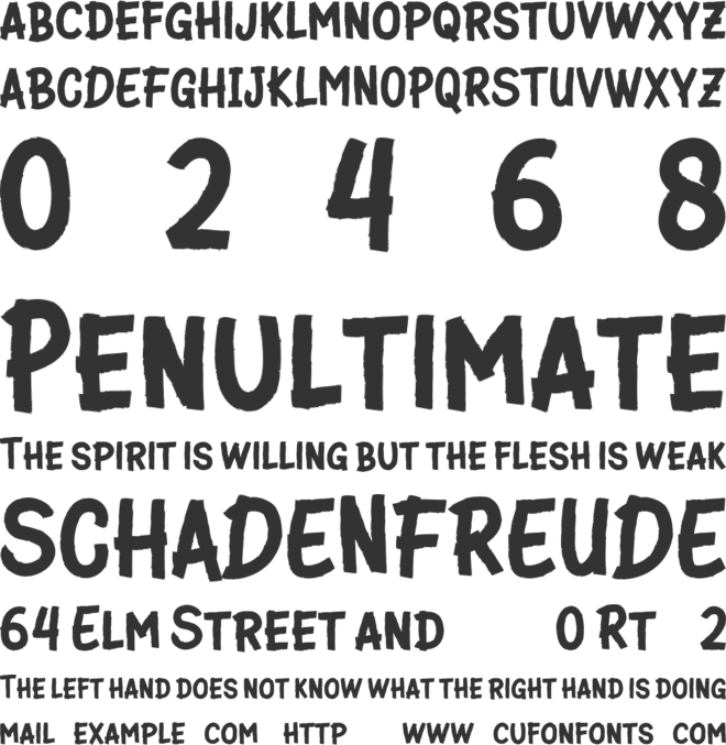 Golera Freebies font preview