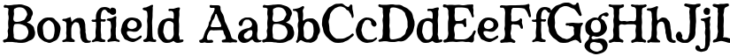 Bonfield font