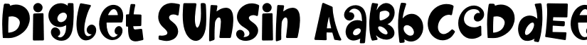 Diglet Sunsin font download