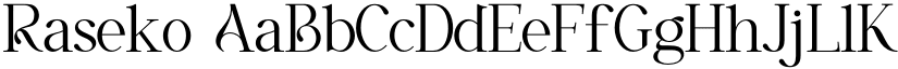 Raseko font download