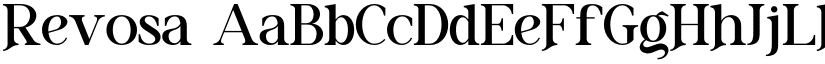 Revosa font download