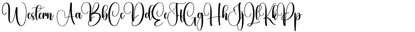 Western font download