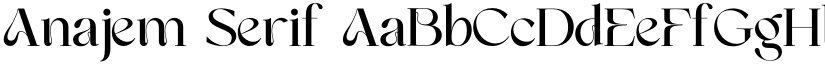 Anajem Serif font download