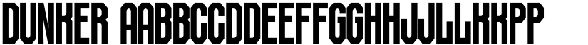 Dunker font download