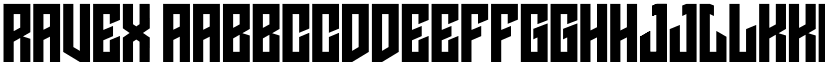 Ravex font download