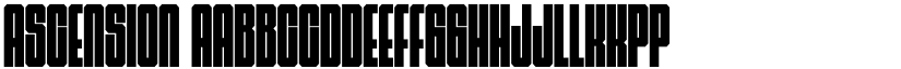 Ascension font