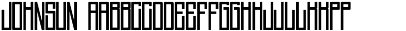 Johnsun font download
