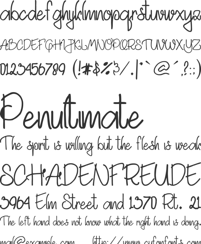Akhadias font preview