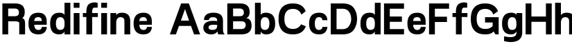 Redifine font