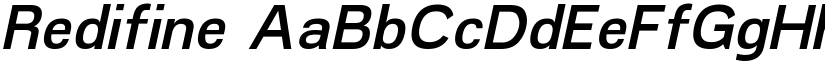 Redifine font