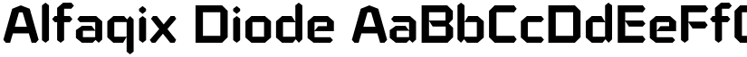 Alfaqix Diode font