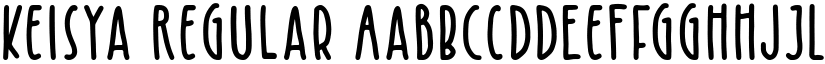 Keisya Regular font