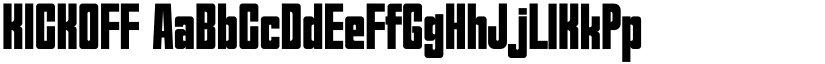 KICKOFF font download