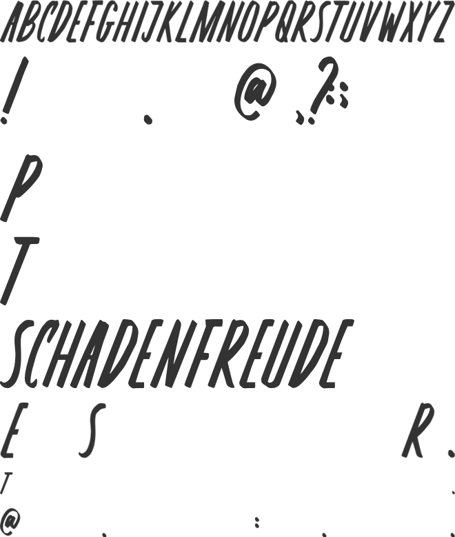 Rosterica font preview