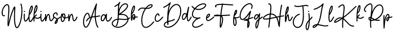 Wilkinson font download