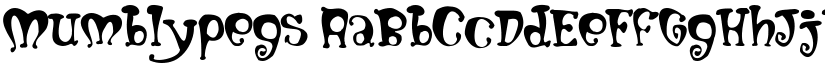Mumblypegs font