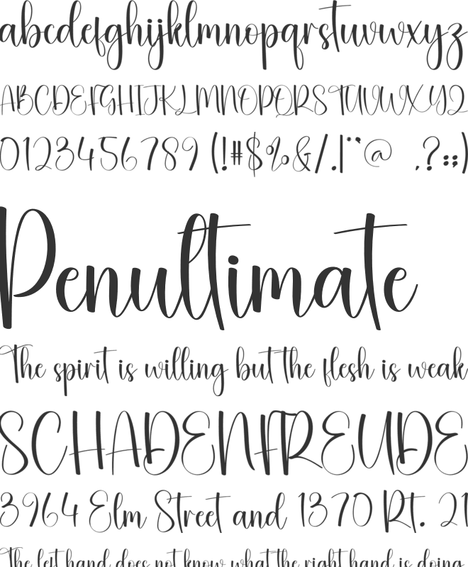 Black History font preview