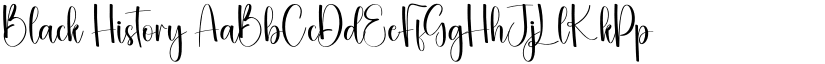 Black History font download
