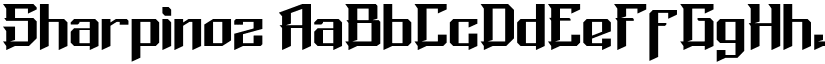 Sharpinoz font