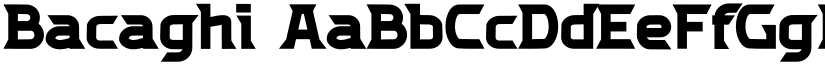 Bacaghi font download