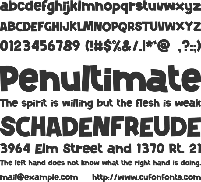KOPPIA font preview