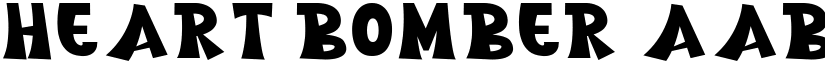 Heart Bomber font download