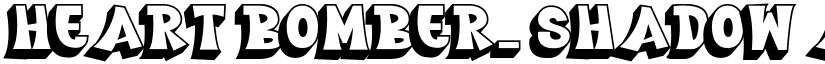 Heart Bomber_ Shadow font download