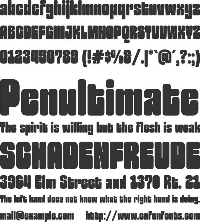 The Salty Monday font preview