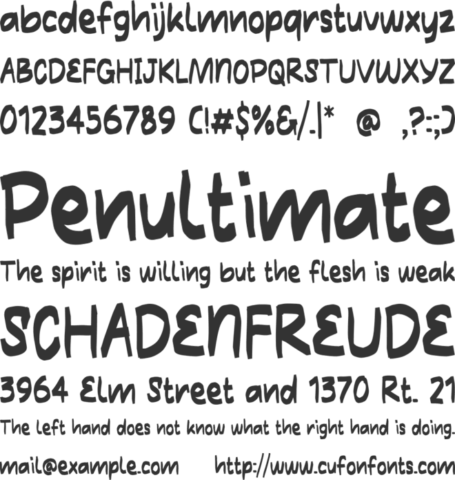Dust Ground font preview