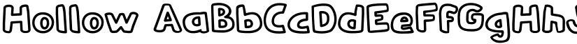 Hollow font download
