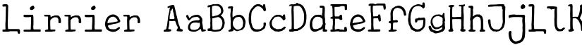 Lirrier font download