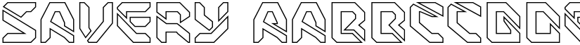 Savery font
