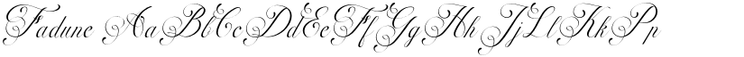 Fadune font download