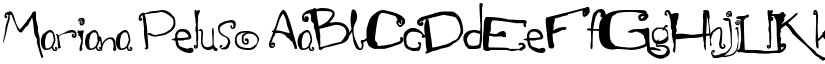 Mariana Peluso font