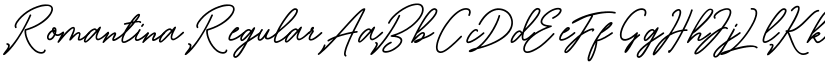 Romantina Regular font