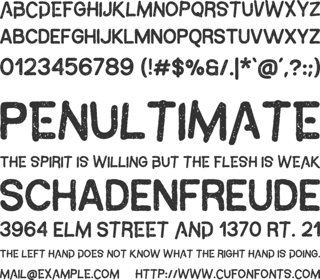 Naviren font preview