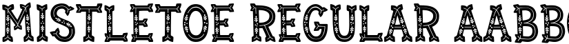 Mistletoe Regular font