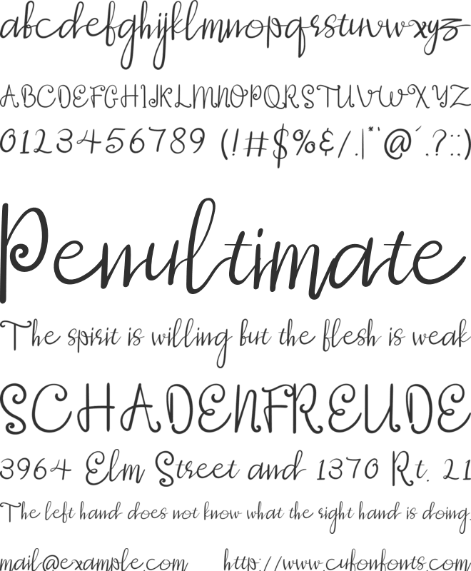 Anchorage font preview