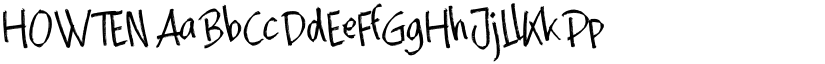HOWTEN font download