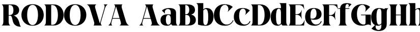 RODOVA font download