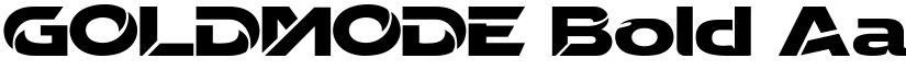 GOLDMODE Bold font