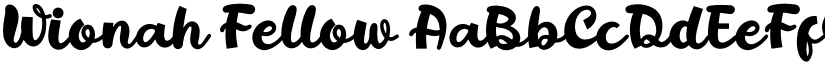 Wionah Fellow font download