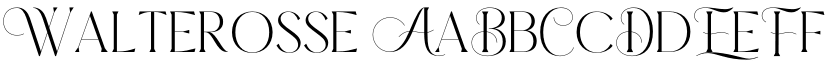 Walterosse font download