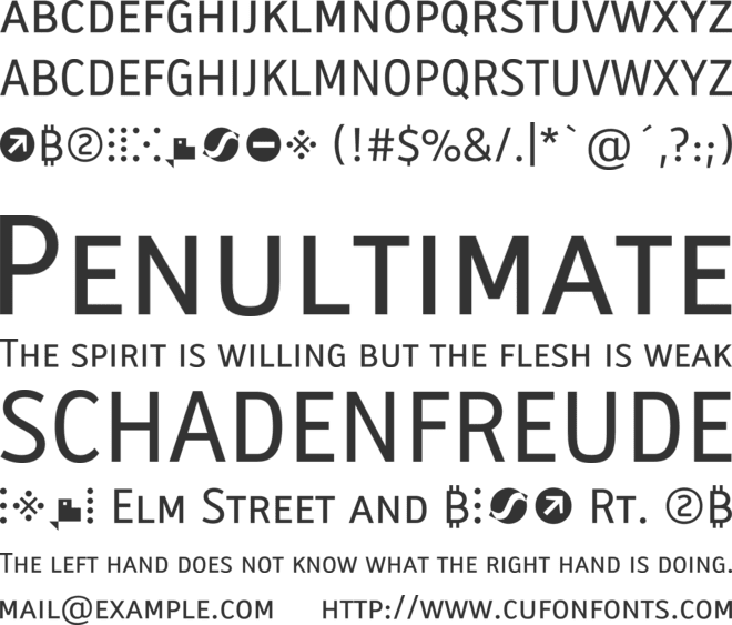 Biotrip Caps font preview