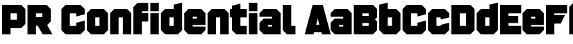PR Confidential font download